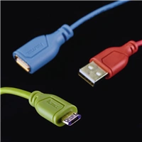 Hama micro USB OTG redukcia Flexi-Slim, obojstrann konektor, 15 cm, ierna