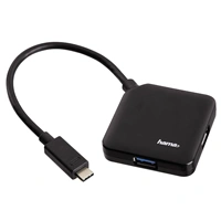 Hama USB-C 3.1 hub 1:4, ierny NAHRADA 200112