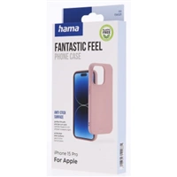 Hama Fantastic Feel, kryt pre Apple iPhone 15 Pro, hebký povrch, farba nude