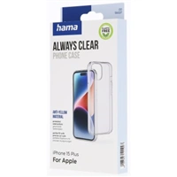 Hama Always Clear, kryt pre Apple iPhone 15 Plus, vždy priehľadný, bez zažltnutia