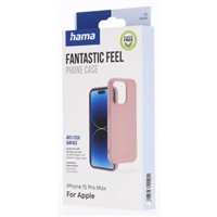 Hama Fantastic Feel, kryt pre Apple iPhone 15 Pro Max, hebký povrch, farba nude