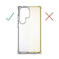 Hama Extreme Protect, kryt pre Samsung Galaxy S24 Ultra, materiál D3O®, nezažltne, priehľadný