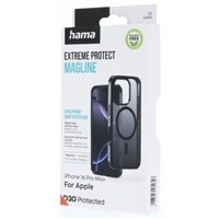 Hama Extreme Protect, kryt pre Apple iPhone 16 Pro Max, magnetický, D3O®, čierny