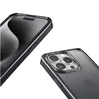 Hama Extreme Protect, kryt pre Apple iPhone 15 Pro, materiál D3O®, priehľadný čierny