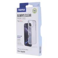 Hama Always Clear, kryt pre Apple iPhone 16 Pro Max, vždy priehľadný, nezažltne