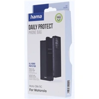 Hama Daily Protect, puzdro-knižka pre Motorola Moto G86 5G, funkcia stojanu, čierne