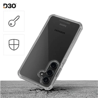 Hama Extreme Protect, kryt pre Samsung Galaxy S24 FE, D3O®, nezažltne, priehľadný