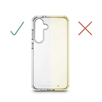 Hama Extreme Protect, kryt pre Samsung Galaxy S24 FE, D3O®, nezažltne, priehľadný