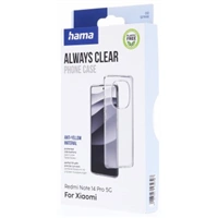 Hama Always Clear, kryt pre Xiaomi Redmi Note 14 Pro 5G, vždy priehľadný, nezažltne