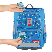 Školská aktovka Step by Step SPACE, Dolphin Finja - 5-dielny set, AGR certifikát