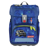 Školská aktovka Step by Step CLOUD, Police Truck Charly - 5-dielny set, AGR certifikát