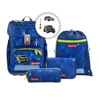 Školská aktovka Step by Step CLOUD, Police Truck Charly - 5-dielny set, AGR certifikát