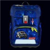 Školská aktovka Step by Step CLOUD, Police Truck Charly - 5-dielny set, AGR certifikát