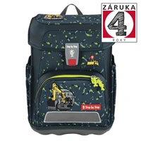 Školská aktovka Step by Step CLOUD, Bagger Rocco - 5-dielny set, AGR certifikát