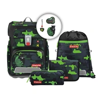 Školská aktovka Step by Step CLOUD, Black Cat Chiko - 5-dielny set, AGR certifikát