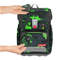 Školská aktovka Step by Step CLOUD, Black Cat Chiko - 5-dielny set, AGR certifikát