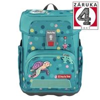 Školská aktovka Step by Step CLOUD, Turtle Josie - 5-dielny set, AGR certifikát