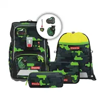 Školská aktovka Step by Step GIANT, Black Cat Chiko - 5-dielny set, AGR certifikát