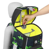 Školská aktovka Step by Step GIANT, Black Cat Chiko - 5-dielny set, AGR certifikát