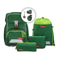 Školská aktovka Step by Step BASIS, Green Graphics - 4-dielny set, AGR certifikát