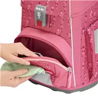 Školská aktovka Step by Step BASIS, Pink Bubbles - 4-dielny set, AGR certifikát