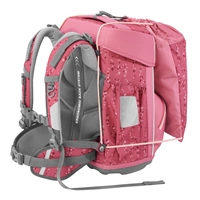 Školská aktovka Step by Step BASIS, Pink Bubbles - 4-dielny set, AGR certifikát