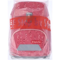 Školská aktovka Step by Step BASIS, Pink Bubbles - 4-dielny set, AGR certifikát
