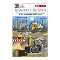 Doplnkový set obrázkov MAGIC MAGS, Bagger Rocco, pre aktovky a ruksaky Step by Step
