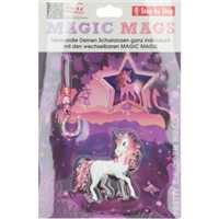 Doplnkový set obrázkov MAGIC MAGS, Pretty Unicorn Nuala, pre aktovky a ruksaky Step by Step