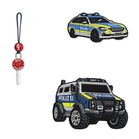 Doplnkový set obrázkov MAGIC MAGS, Police Truck Charly, pre aktovky a ruksaky Step by Step
