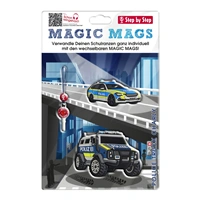 Doplnkový set obrázkov MAGIC MAGS, Police Truck Charly, pre aktovky a ruksaky Step by Step