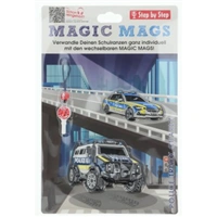 Doplnkový set obrázkov MAGIC MAGS, Police Truck Charly, pre aktovky a ruksaky Step by Step