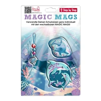 Doplnkový set obrázkov MAGIC MAGS, Dolphin Finja, pre aktovky a ruksaky Step by Step