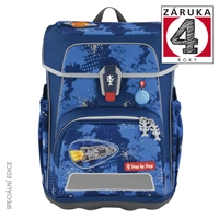 Školská aktovka Step by Step CLOUD REFLECT, Rocket Novo - 5-dielny set, AGR certifikát