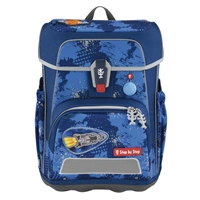 Školská aktovka Step by Step CLOUD REFLECT, Rocket Novo - 5-dielny set, AGR certifikát