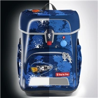 Školská aktovka Step by Step CLOUD REFLECT, Rocket Novo - 5-dielny set, AGR certifikát