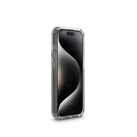Hama Extreme Protect, kryt pre Apple iPhone 15 Pro, materiál D3O®, nezažltne, priehľadný