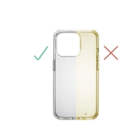 Hama Extreme Protect, kryt pre Apple iPhone 15 Pro, materiál D3O®, nezažltne, priehľadný