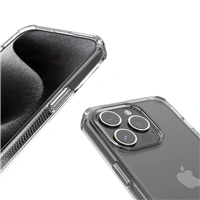 Hama Extreme Protect, kryt pre Apple iPhone 15 Pro, materiál D3O®, nezažltne, priehľadný