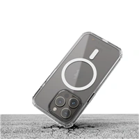 Hama Extreme Protect MagCase, kryt pre Apple iPhone 15 Pro, magnetický, D3O®, nezažltne, priehľadný