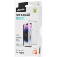 Hama Extreme Protect, kryt pre Apple iPhone 14 Pro, magnetický, D3O®, nezažltne, priehľadný