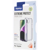 Hama Extreme Protect, kryt pre Apple iPhone 14 Plus, materiál D3O®, nezažltne, priehľadný