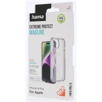 Hama Extreme Protect, kryt pre Apple iPhone 14 Plus, magnetický, D3O®, nezažltne, priehľadný