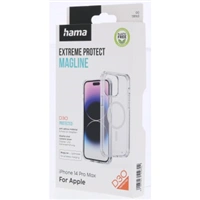 Hama Extreme Protect, kryt pre Apple iPhone 14 Pro Max, magnetický, D3O®, nezažltne, priehľadný