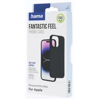 Hama Fantastic Feel, kryt pre Apple iPhone 14 Pro Max, hebký povrch, čierny