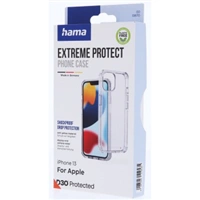 Hama Extreme Protect, kryt pre Apple iPhone 13, materiál D3O®, nezažltne, priehľadný