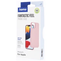Hama Fantastic Feel, kryt pre Apple iPhone 13, hebký povrch, farba nude