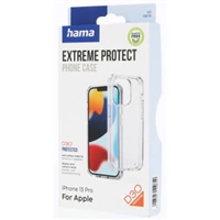 Hama Extreme Protect, kryt pre Apple iPhone 13 Pro, materiál D3O®, nezažltne, priehľadný