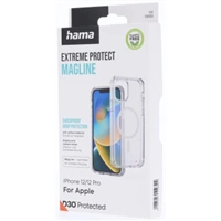 Hama Extreme Protect, kryt pre Apple iPhone 12/12 Pro, magnetický, D3O®, nezažltne, priehľadný