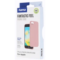 Hama Fantastic Feel, kryt pre Apple iPhone 7/8/SE 2020/SE 2022, hebký povrch, farba nude